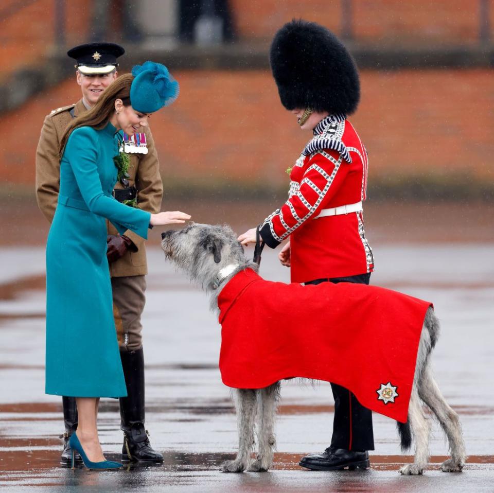 the prince and princess of wales attend the 2023 st patrick's day parade