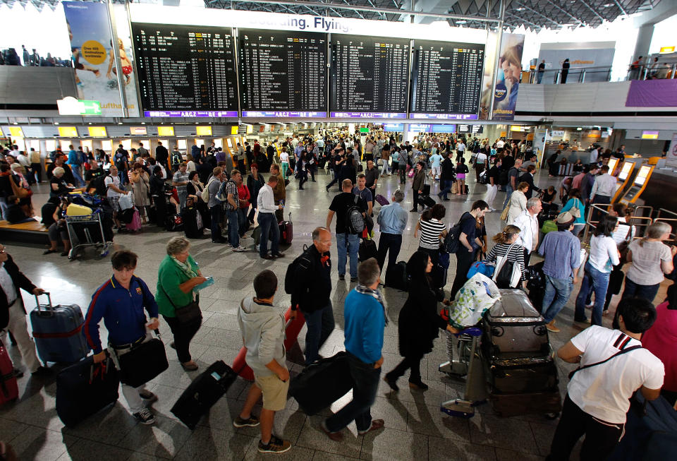 FRANKFURT AIRPORT has been named as the World's Most Improved Airport at the 2013 Skytrax World Airport Awards held at the Passenger Terminal EXPO in Geneva. (Photo by Ralph Orlowski/Getty Images)