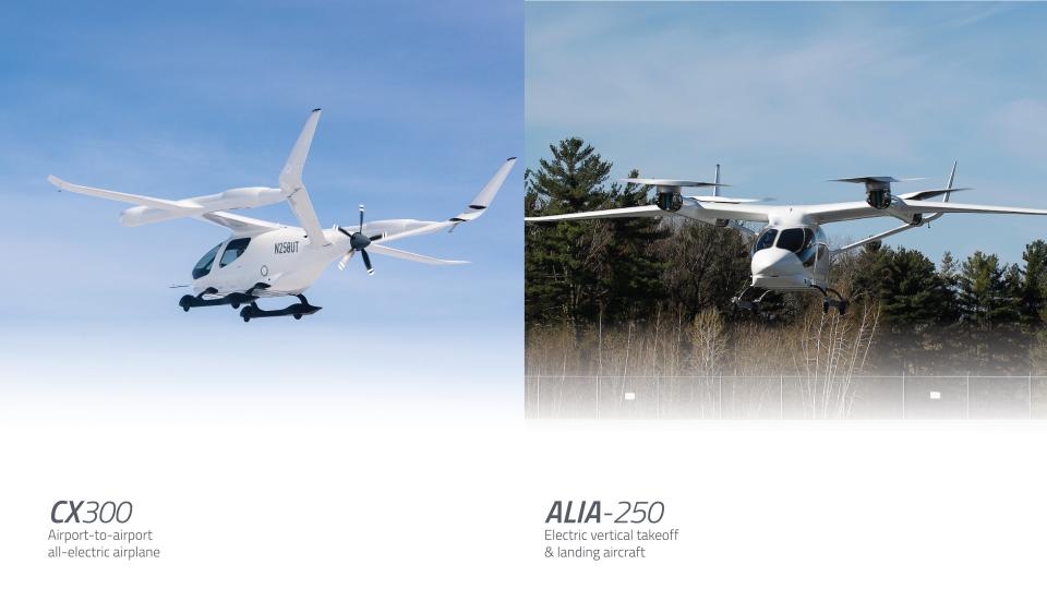 Beta's two aircraft are being developed side-by-side.