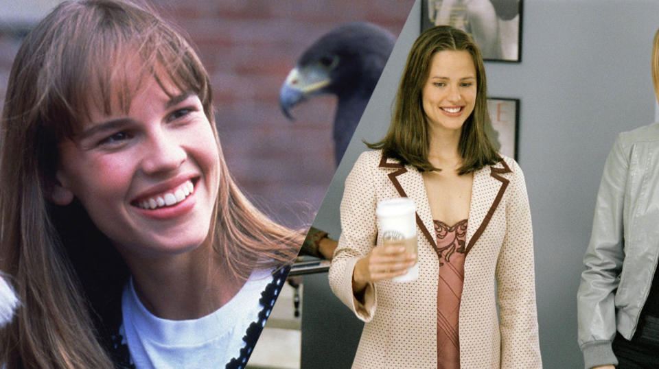 Hilary Swank and Jennifer Garner