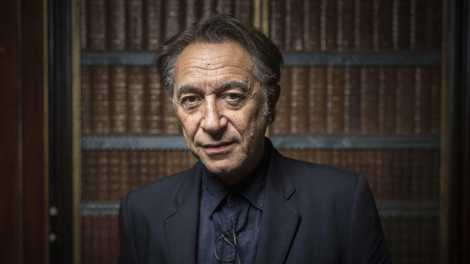 French actor Richard Berry poses during a photo session in Paris on September 21, 2017, ahead of the release of the film 