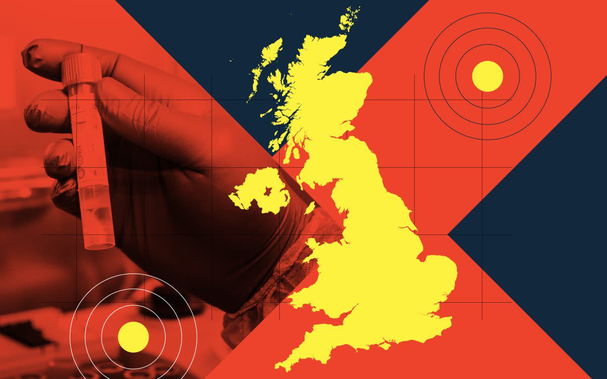 Where the Indian variant Covid cases are in the UK