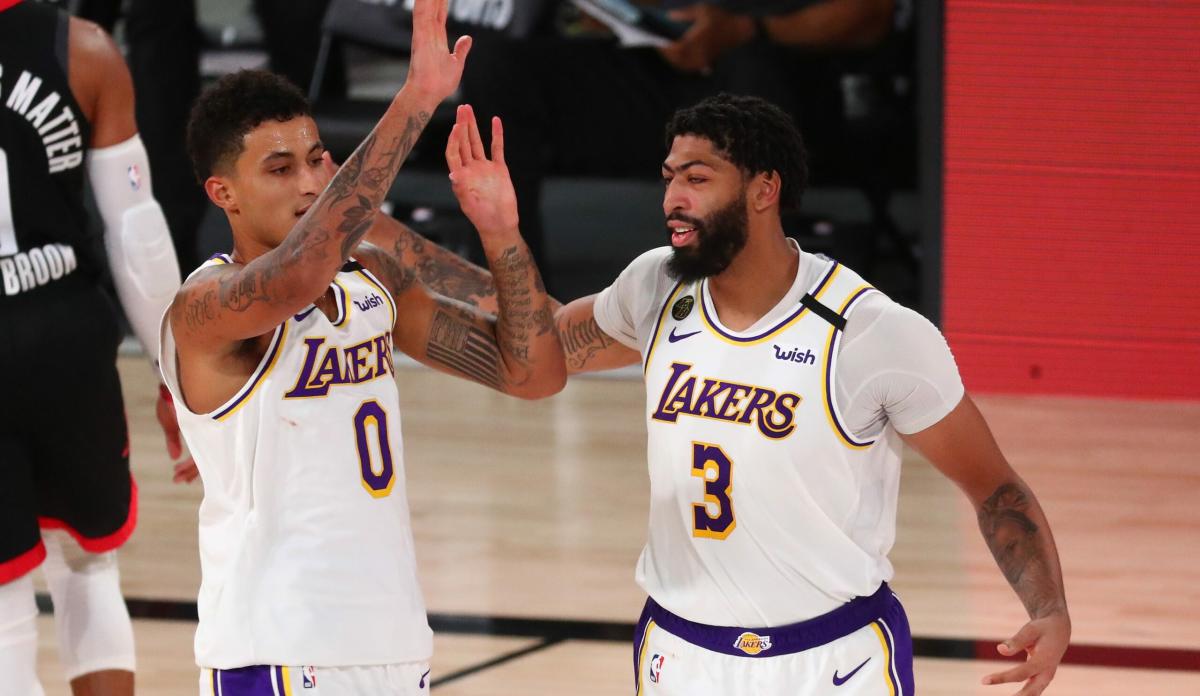 NBA Jam Los Angeles Lakers Anthony Davis And Kyle Kuzma