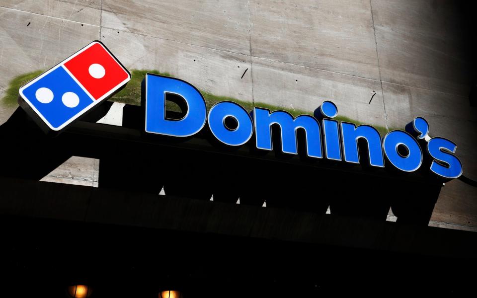 Domino's Pizza revealed orders fell in the first half of the year