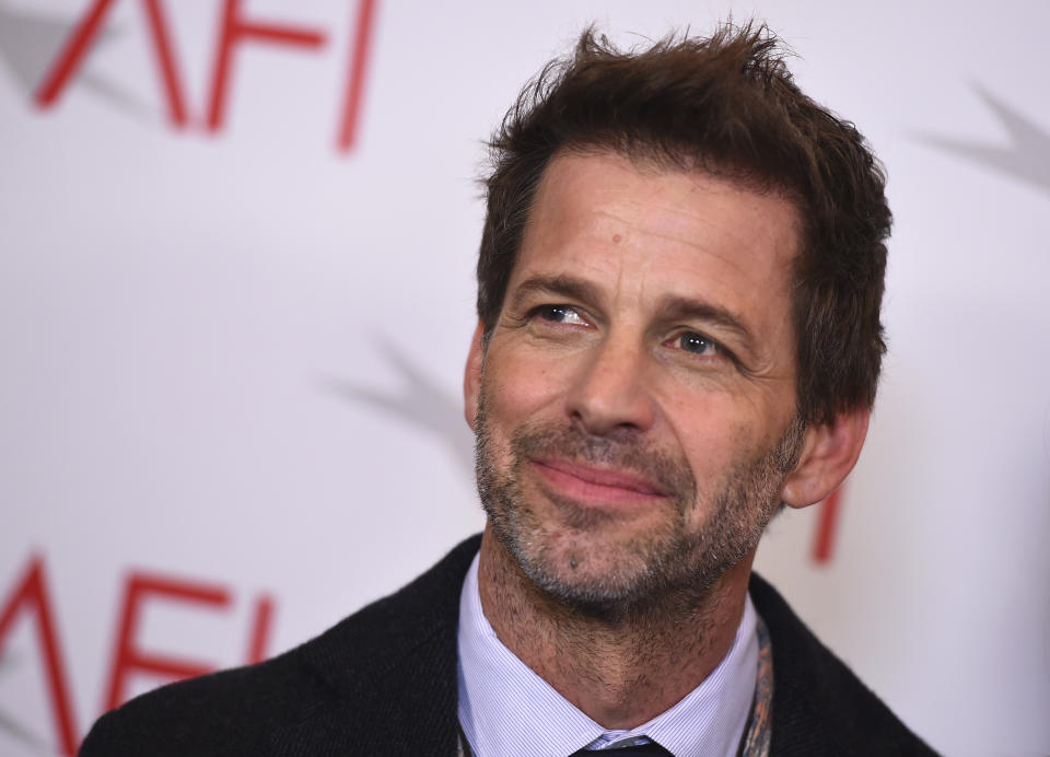 Zack Snyder arrives at the 2018 AFI Awards at the Four Seasons on Friday, Jan. 5, 2018 in Los Angeles. (Photo by Jordan Strauss/Invision/AP)
