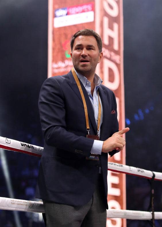 Hearn is appalled by Saunders (PA)