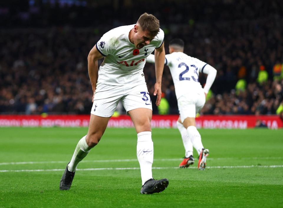 Micky van de Ven's hamstring injury has been a huge blow for Spurs (Action Images via Reuters)