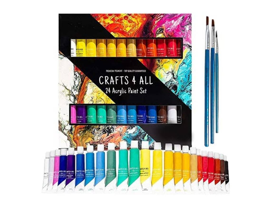 This affordable arcylic paints set is the perfect gift to get your child’s creativity flowing. 