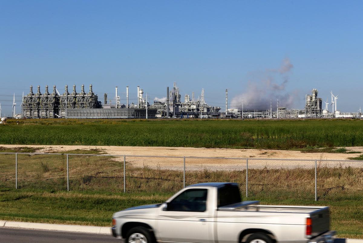 Gulf Coast Growth Ventures, a $10 billion plastics plant built by ExxonMobil and SABIC, started operations this year on 1,300 acres of previously undeveloped land in San Patricio County, across the bay from Corpus Christi.