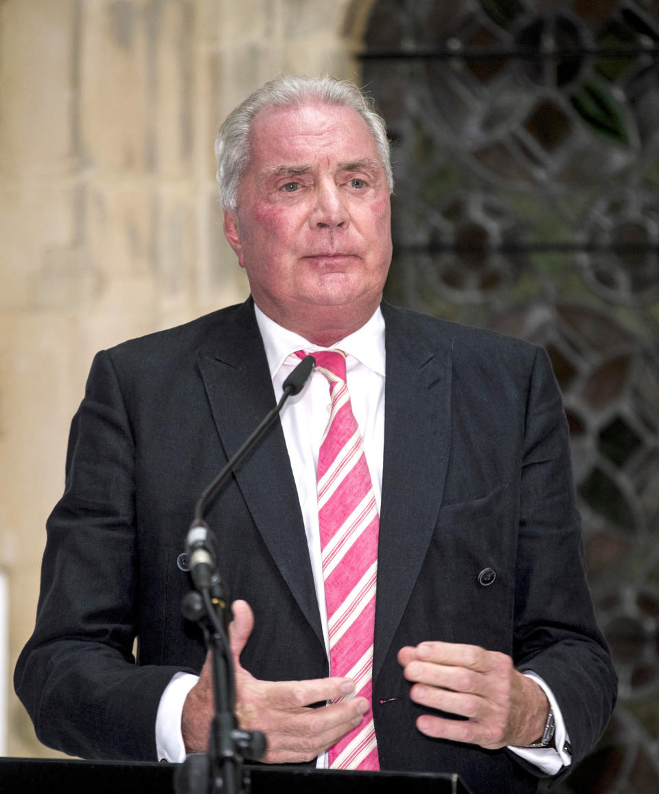 Dr Jim Dornan speaks at the Pancreatic Cancer charity NIPanC launch at the Mater Hospital in Belfast. (Photo by Liam McBurney/PA Images via Getty Images)