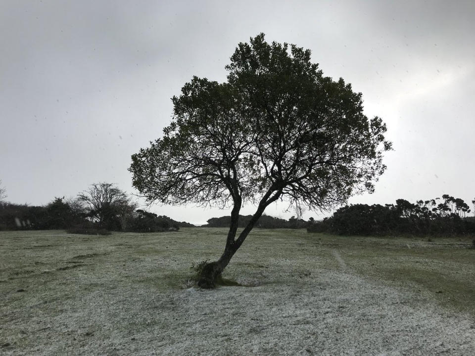 UK weather: First autumn snow hits Britain