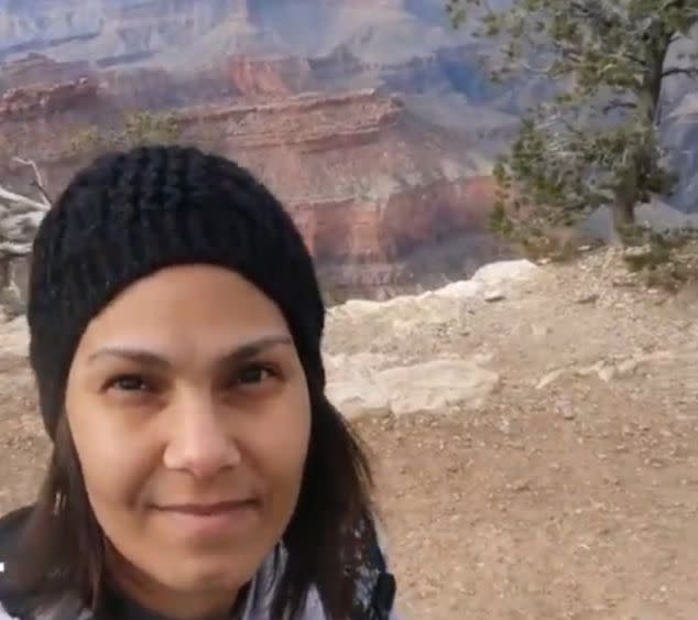 The author on a trip to the Grand Canyon