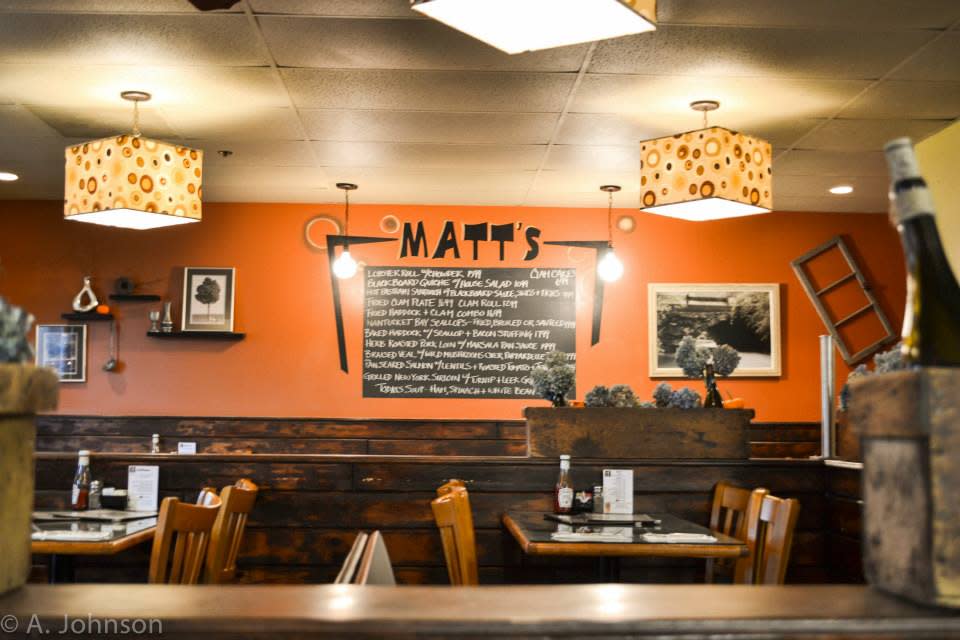 Matt's Blackboard Restaurant and Catering will be closing in March.