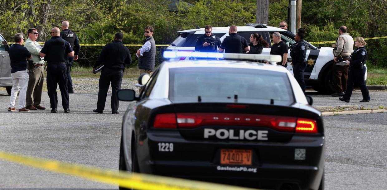 Police on the scene of a homicide outside Remedies Restaurant Bar & Lounge on Union Road Tuesday afternoon, March 21, 2023.