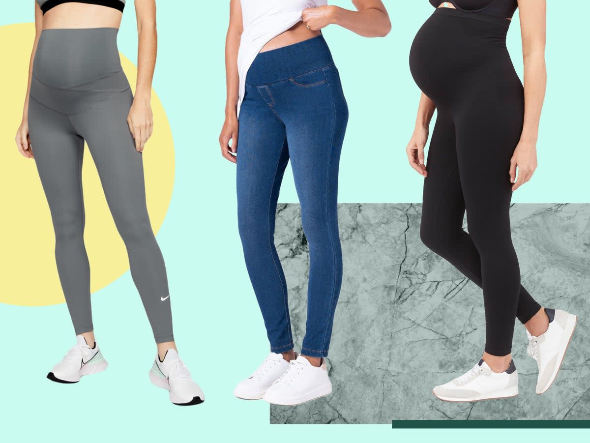 Maternity leggings are designed to support your growing bump and your back too (iStock/The Independent)