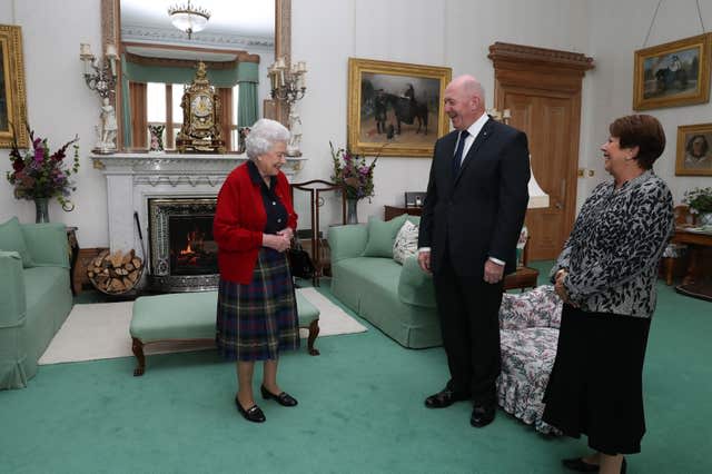 Audience at Balmoral Castle