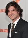 HOLLYWOOD, CA - OCTOBER 25: Actor Thomas McDonell arrives to the premiere of Paramount Pictures' "Fun Size" at Paramount Theater on the Paramount Studios lot on October 25, 2012 in Hollywood, California. (Photo by Alberto E. Rodriguez/Getty Images)