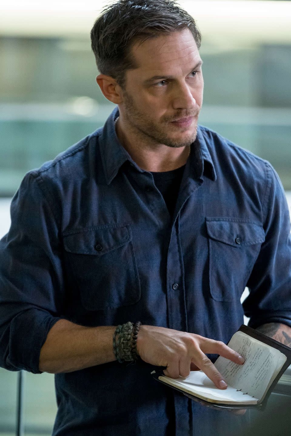 tom hardy, venom, film still