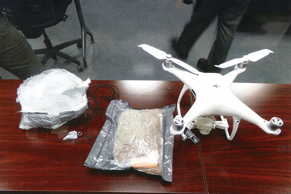 A drone with a package attached to it was found on Evergreen Avenue West Monday night. If anyone is missing it, contact the Richland County Sheriff's Office.