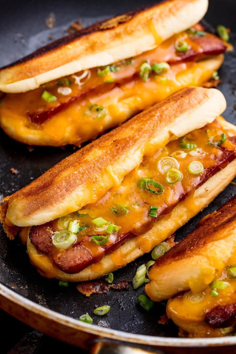 Grilled Cheese Dogs