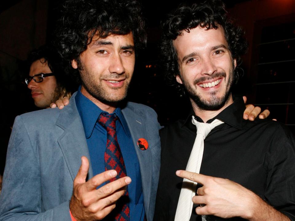 McKenzie (right) with Taika Waititi at the New York premiere of the director’s 2007 film ‘Eagle vs Shark’ (Amy Sussman/Getty)