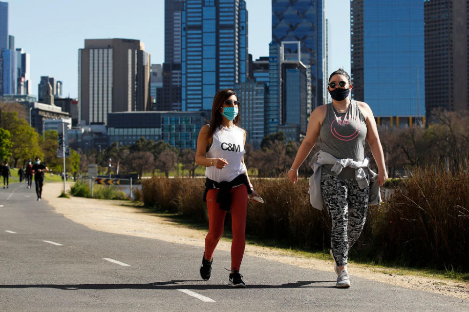 People will be allowed to exercise for two hours a day in Melbourne from September 13.