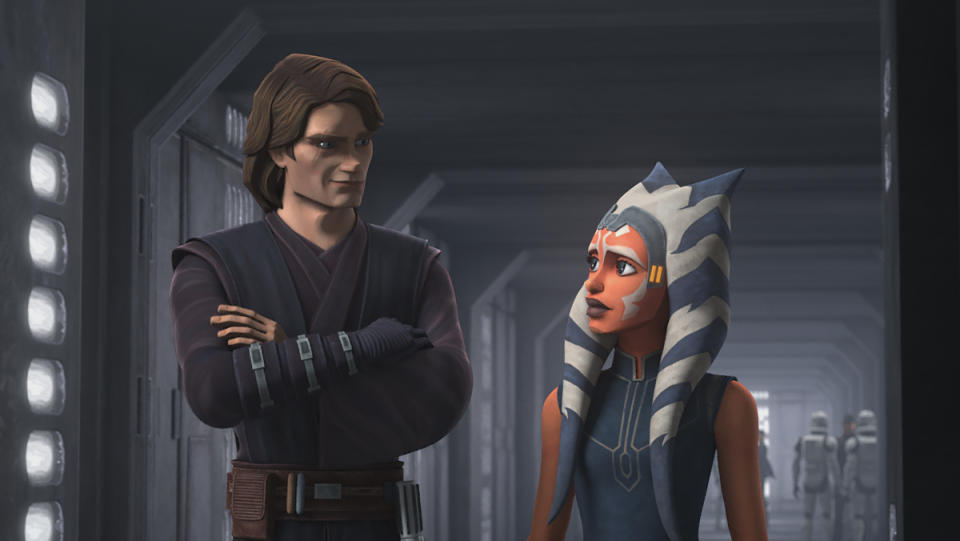 Anakin and Ahsoka say their final goodbyes in Clone Wars.