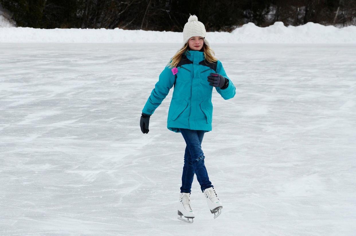 The Winter Sports Park in Petoskey offers an open air ice rink, when weather conditions allow.