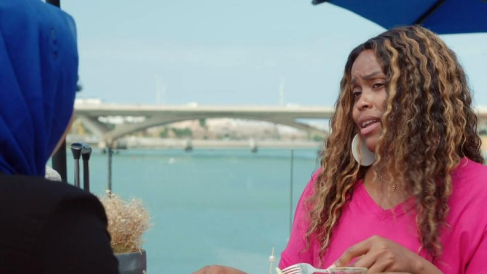 Stanika Banks and Nina Kharoufeh in Match Me Abroad