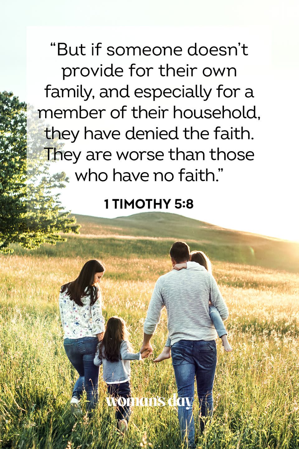 13) 1 Timothy 5:8