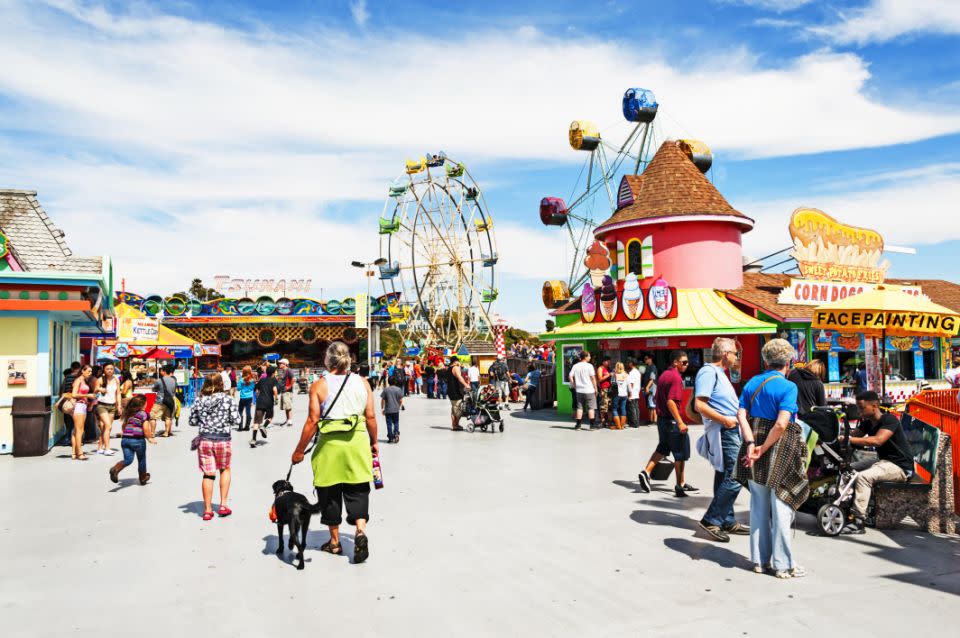 The busy Santa Cruz's newest attraction is the Fright Walk – not for the faint-hearted. Photo: Getty