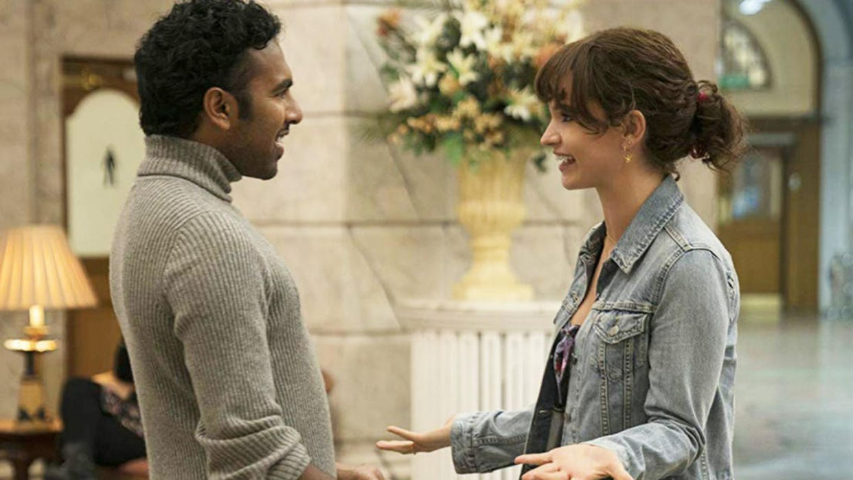  Himesh Patel and Lily James in Yesterday. 
