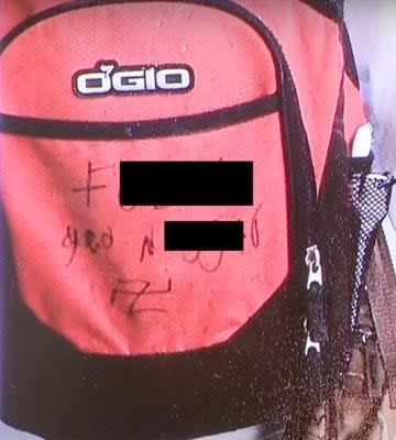 Nikolas Cruz’s backpack in 2016 which he took to Marjory Stoneman Douglas (Law & Crime)