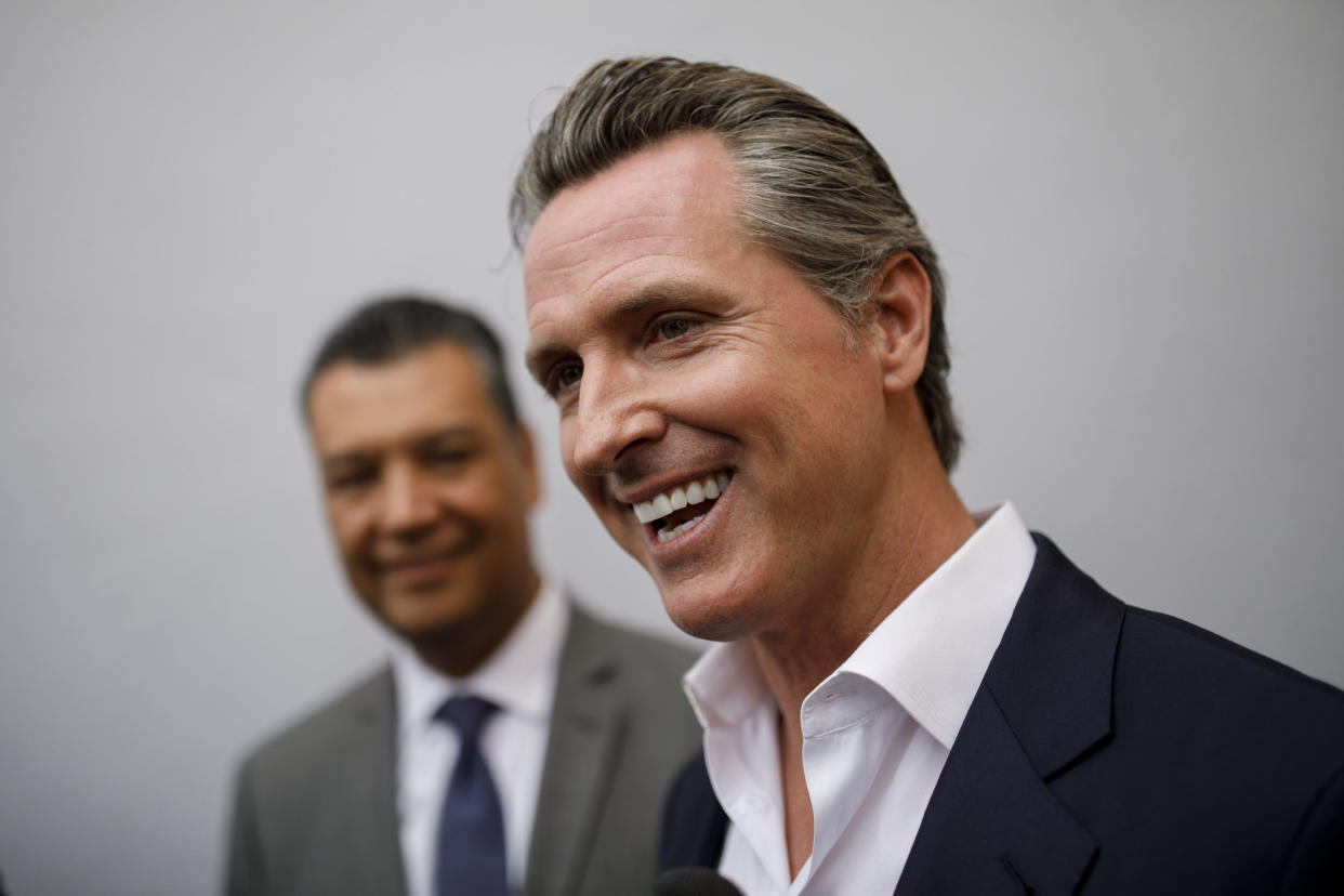 California Lt. Gov. Gavin Newsom (D),&nbsp;a former mayor of San Francisco, is the odds-on favorite to become governor. (Photo: Bloomberg/Getty Images)