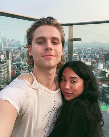 <p>Sierra Deaton/ Instagram</p> Luke Hemmings and Sierra Deaton