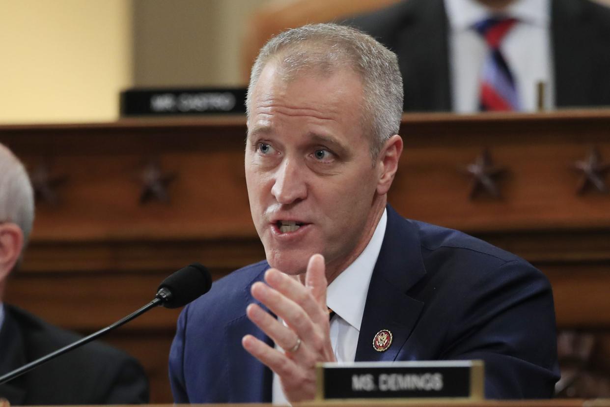 Rep. Sean Patrick Maloney (D-N.Y.) during a meeting of the House Intelligence Committee on Capitol Hill in Washington, D.C. on Thursday, Nov. 21, 2019.