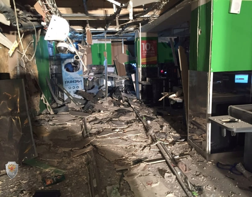 <p>An interior view of a supermarket is seen after an explosion in St. Petersburg, Russia, in this photo released by Russia’s National Anti-Terrorism Committe on December 28, 2017. (Photo: National Anti-Terrorism Committe/Handout via Reuters) </p>