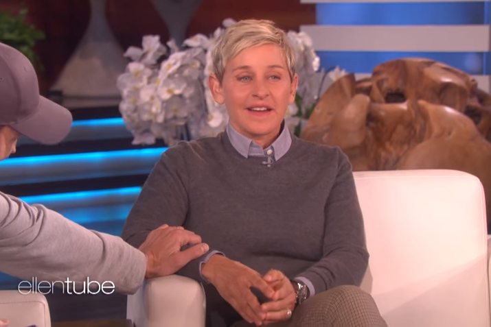 Ashton Kutcher surprises Ellen DeGeneres with £3m donation to endangered animal fund