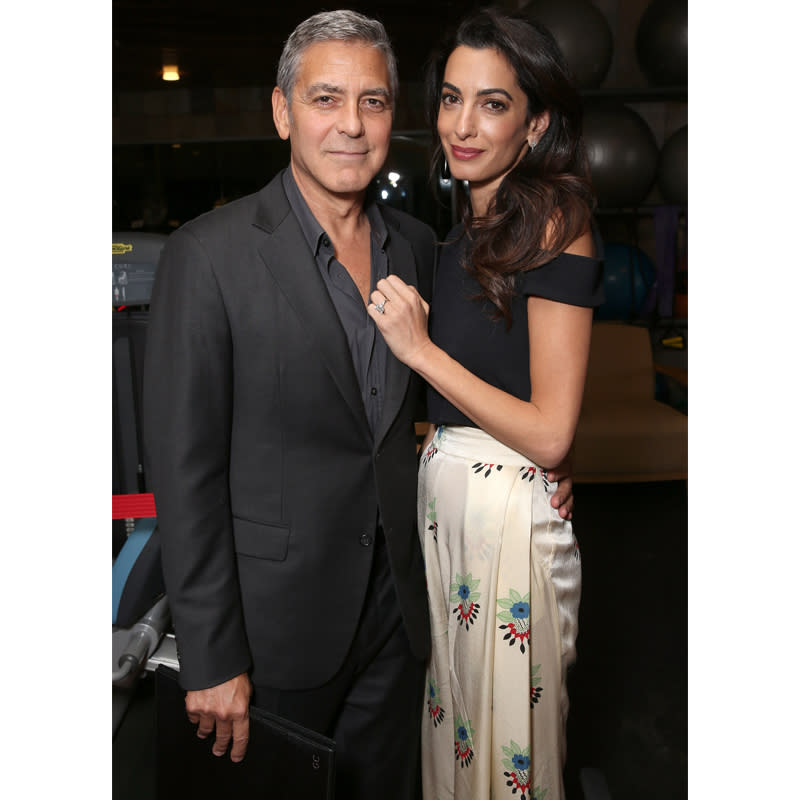 Amal and George Clooney