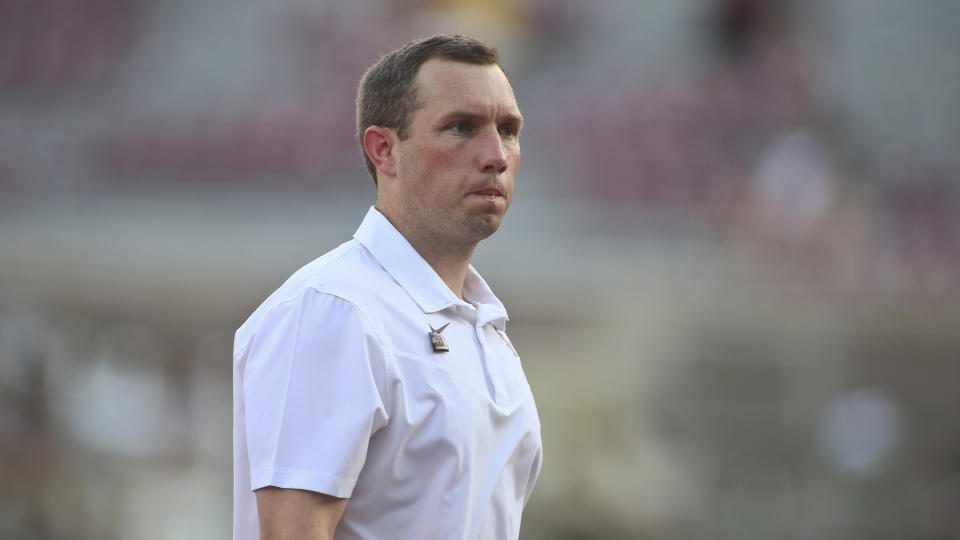 Potential Arizona State coach Kenny Dillingham has worked at Oregon, Florida State and Auburn over the past four seasons. (AP Photo/Phil Sears)