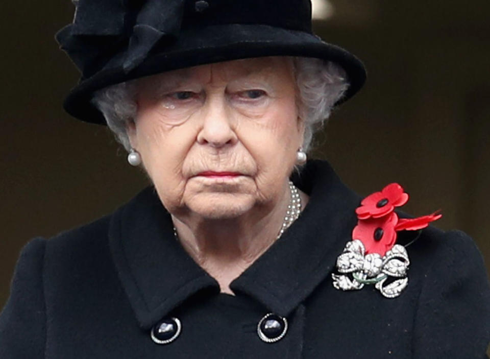 The Queen broke this one major royal rule on Remembrance Day