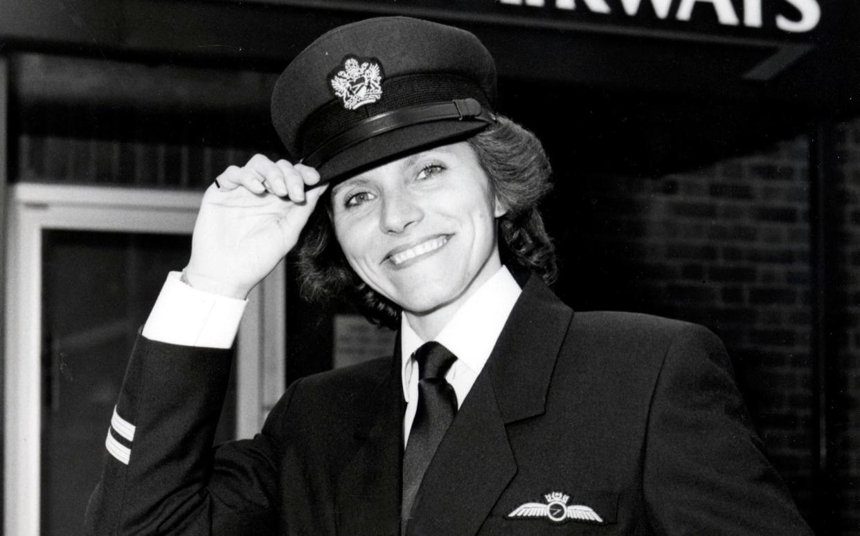 Lynn Barton became British Airways' first female pilot in 1987