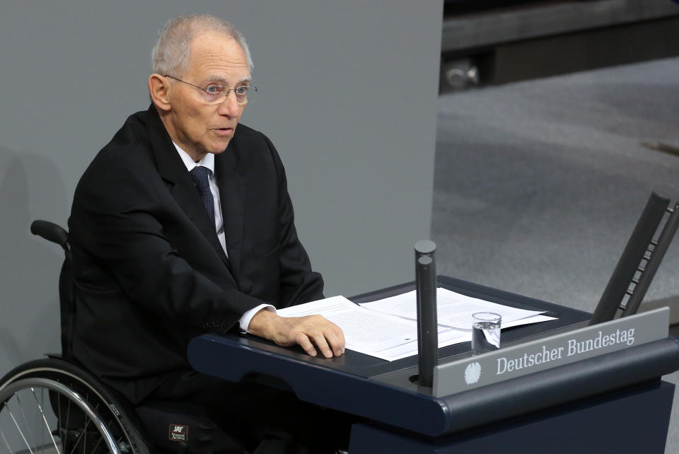 Wolfgang Schäuble bewertet die aktuelle politische Lage. (Bild: Adam Berry/Getty Images)