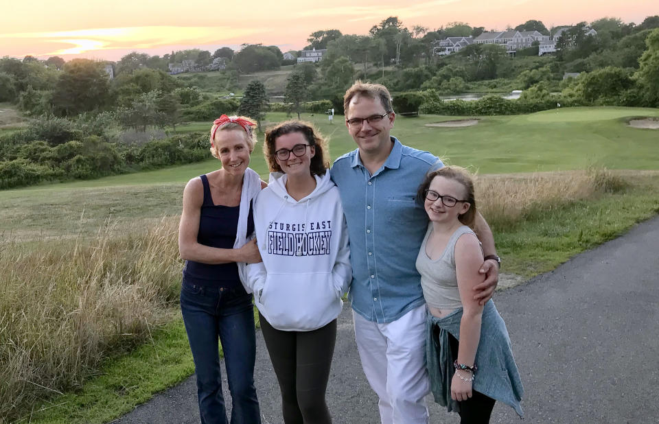 A recent photo of the family. Emily is now cancer-free. (Courtesy Amy McHugh)