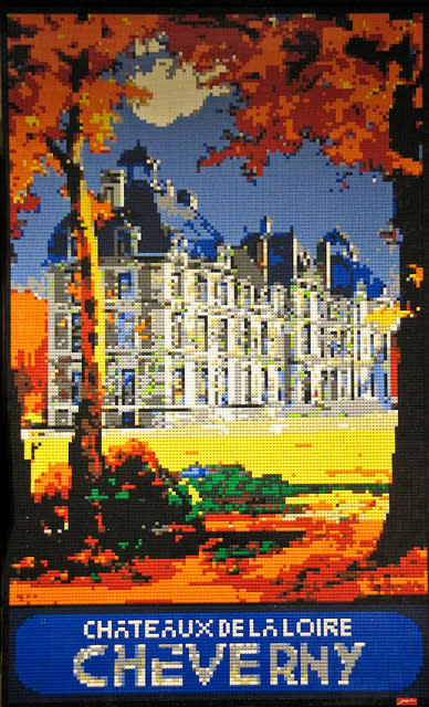 Cheverney Lego Mosaic by Dave Ware