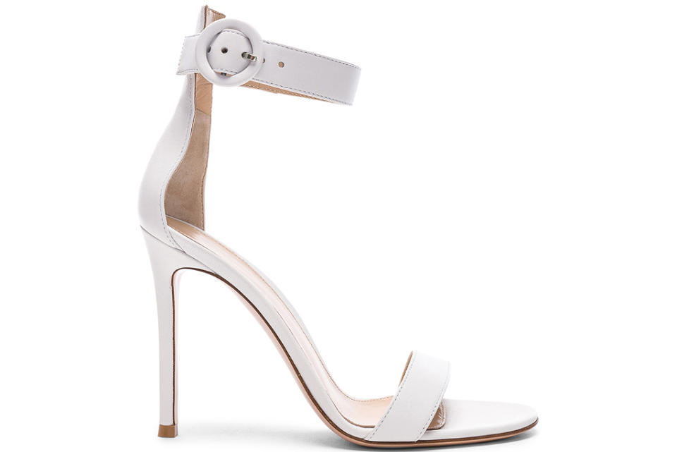 Gianvito Rossi, white sandals