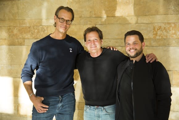 Jacob de Geer, CEO and Co-Founder of iZettle, Dan Schulman, President and CEO of PayPal, and Bill Ready, EVP, Chief Operating Officer of PayPal.