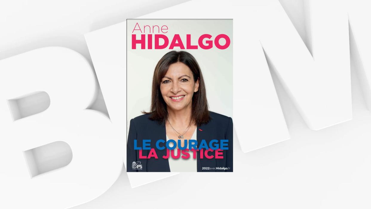 Première affiche de campagne d'Anne Hidalgo - BFMTV