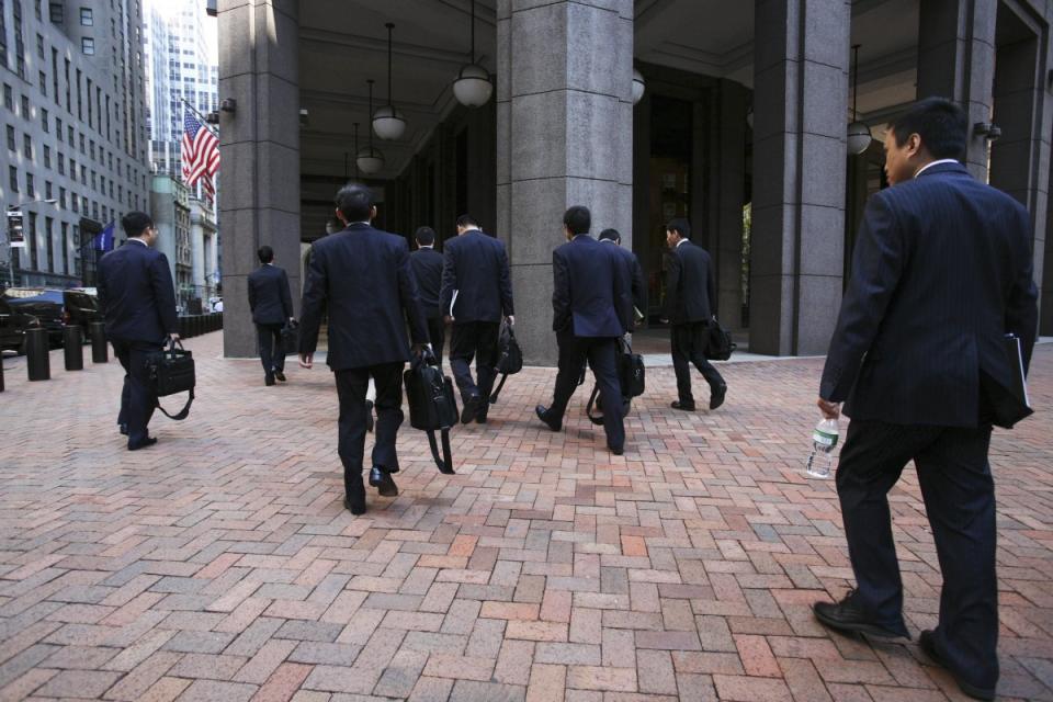 Chinese businessmen in New York