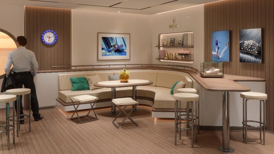 The world's first Rolex boutique at sea aboard EXPLORA I